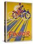 Favor Cycles and Motos French Advertising Poster-null-Stretched Canvas