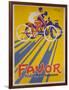 Favor Cycles and Motos French Advertising Poster-null-Framed Giclee Print