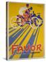 Favor Cycles and Motos French Advertising Poster-null-Stretched Canvas