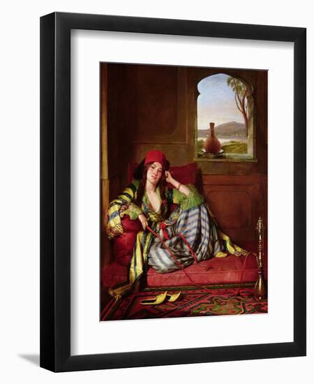 Favourite of the Harem-John Frederick Lewis-Framed Premium Giclee Print