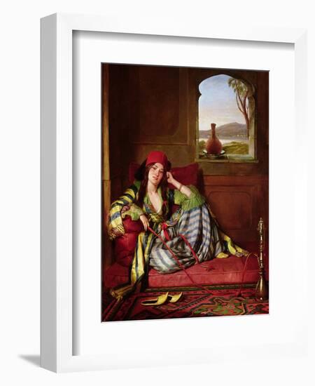 Favourite of the Harem-John Frederick Lewis-Framed Premium Giclee Print