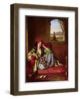 Favourite of the Harem-John Frederick Lewis-Framed Giclee Print