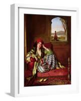 Favourite of the Harem-John Frederick Lewis-Framed Giclee Print