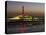 Fawley Oil Fired Power Station At Dusk-David Parker-Stretched Canvas