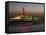 Fawley Oil Fired Power Station At Dusk-David Parker-Framed Stretched Canvas