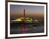 Fawley Oil Fired Power Station At Dusk-David Parker-Framed Photographic Print