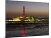 Fawley Oil Fired Power Station At Dusk-David Parker-Mounted Photographic Print