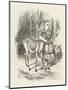 Fawn Alice and the Fawn-John Tenniel-Mounted Art Print