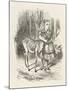 Fawn Alice and the Fawn-John Tenniel-Mounted Art Print