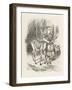 Fawn Alice and the Fawn-John Tenniel-Framed Art Print