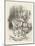 Fawn Alice and the Fawn-John Tenniel-Mounted Art Print