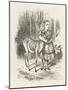 Fawn Alice and the Fawn-John Tenniel-Mounted Art Print