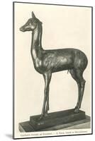 Fawn Sculpture from Herculaneum-null-Mounted Art Print