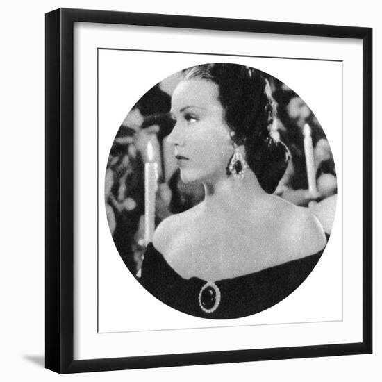 Fay Wray, Canadian-Born American Film Actress, 1934-1935-null-Framed Giclee Print