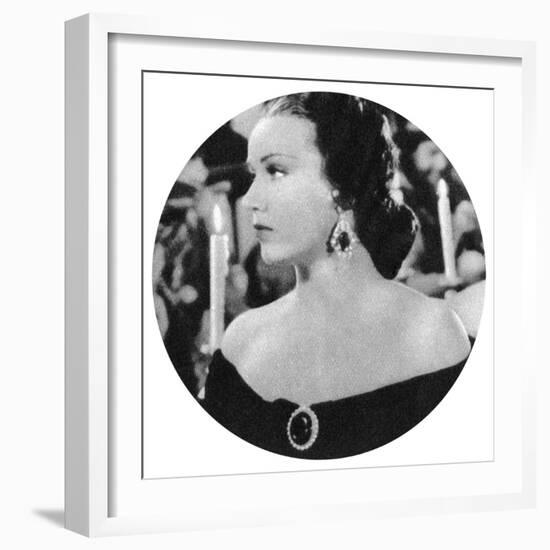 Fay Wray, Canadian-Born American Film Actress, 1934-1935-null-Framed Giclee Print