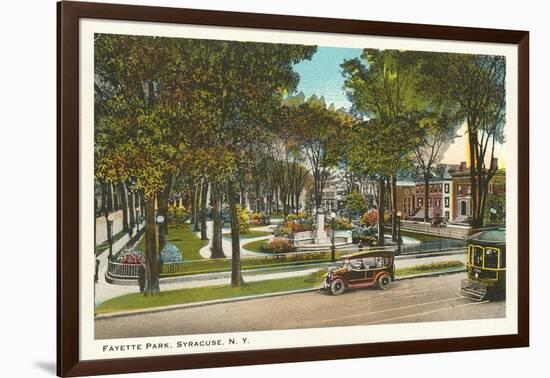 Fayette Park, Syracuse, New York-null-Framed Art Print