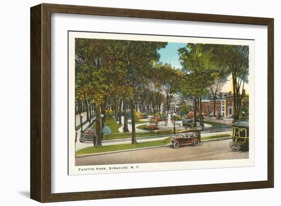 Fayette Park, Syracuse, New York-null-Framed Art Print