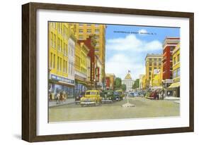 Fayetteville Street, Raleigh, North Carolina-null-Framed Art Print