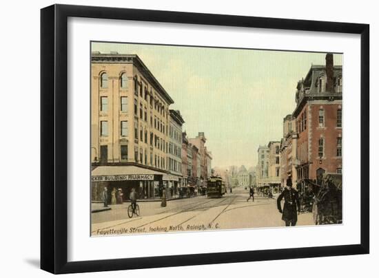 Fayetteville Street, Raleigh, North Carolina-null-Framed Art Print