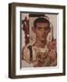 Fayum Portrait of Ammonius, from Antinoe (Encaustic Wax on Linen)-null-Framed Giclee Print