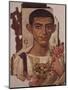 Fayum Portrait of Ammonius, from Antinoe (Encaustic Wax on Linen)-null-Mounted Giclee Print