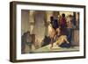 Fazio Being Dragged from Temple of St Sophia in Constantinople-Eleuterio Pagliano-Framed Giclee Print