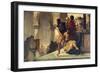 Fazio Being Dragged from Temple of St Sophia in Constantinople-Eleuterio Pagliano-Framed Giclee Print