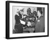 FBI Director J. Edgar Hoover with Radio Performer-null-Framed Photo