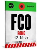FCO Rome Luggage Tag 1-NaxArt-Stretched Canvas