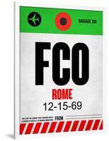 FCO Rome Luggage Tag 1-NaxArt-Framed Art Print