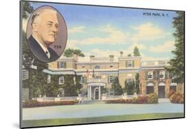 FDR and Hyde Park, New York-null-Mounted Art Print