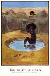 Black Girl Bathing-FE Morgan-Framed Art Print