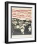 Fear. 1896-Edvard Munch-Framed Giclee Print