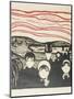 Fear. 1896-Edvard Munch-Mounted Giclee Print