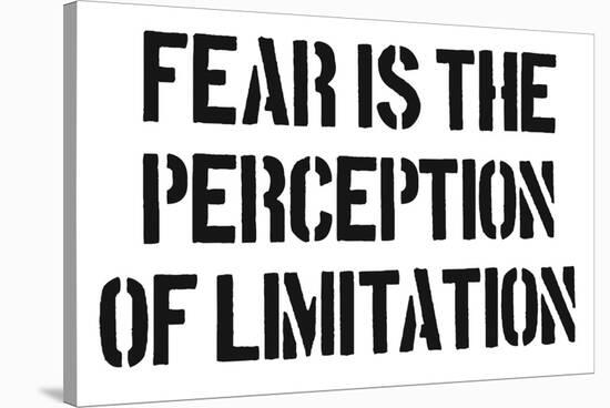 Fear And Limitation-SM Design-Stretched Canvas