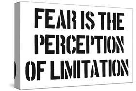 Fear And Limitation-SM Design-Stretched Canvas