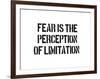 Fear And Limitation-SM Design-Framed Art Print