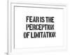 Fear And Limitation-SM Design-Framed Art Print