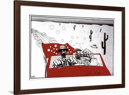 Fear And Loathing In Las Vegas-Ralph Steadman-Framed Poster