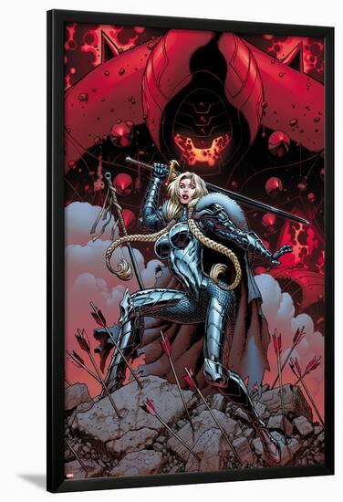 Fear Itself: The Fearless No.12 Cover: Valkyrie-Mark Bagley-Lamina Framed Poster