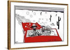 Fear & Loathing-Ralph Steadman-Framed Art Print