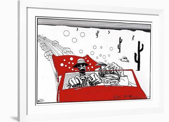 Fear & Loathing-Ralph Steadman-Framed Art Print