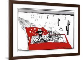 Fear & Loathing-Ralph Steadman-Framed Art Print