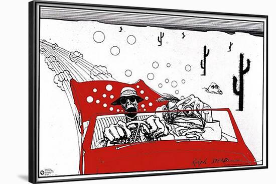 Fear & Loathing-Ralph Steadman-Framed Art Print