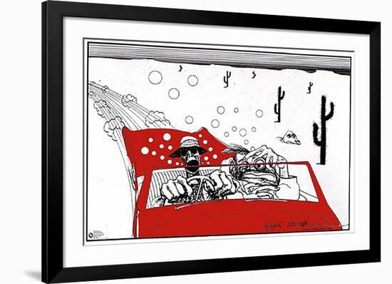 Fear & Loathing-Ralph Steadman-Framed Art Print