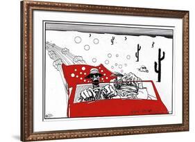 Fear & Loathing-Ralph Steadman-Framed Art Print