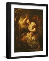 Fear of the Storm-Jean-Baptiste Greuze-Framed Giclee Print