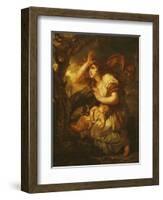 Fear of the Storm-Jean-Baptiste Greuze-Framed Giclee Print