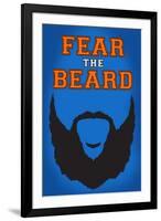 Fear The Beard OKC Sports-null-Framed Art Print