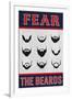Fear the Beards MLB Sports-null-Framed Art Print